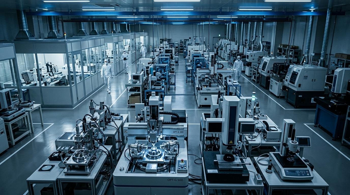 日本の精密機器工場のイメージ